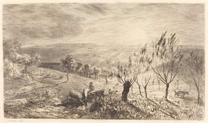Amanecer (Le Lever du soleil) de Charles Francois Daubigny