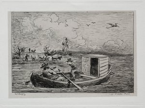 El viaje en barco: Le Mot de Cambronne La pelea de insultos, 1861