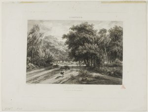 El nido del águila en el bosque de Fontainebleau