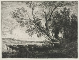El vado de Charles Francois Daubigny