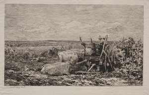 La cosecha de uvas de Charles Francois Daubigny
