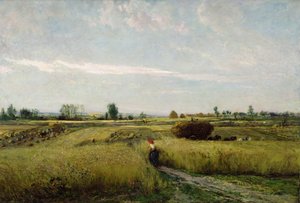 La cosecha, 1851 de Charles Francois Daubigny