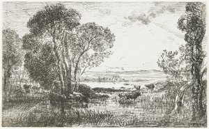 El motor hidráulico, 1862 de Charles Francois Daubigny