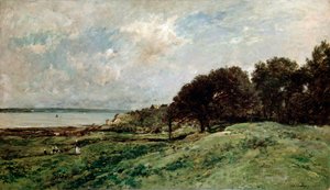 La Orilla del Mar cerca de Villerville, 1875 de Charles Francois Daubigny
