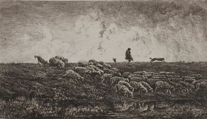 La Lluvia de Charles Francois Daubigny