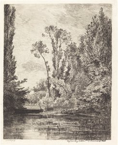 Las Islas Vírgenes en Bezons de Charles Francois Daubigny