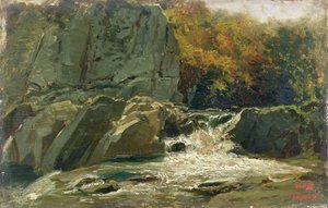 La cascada de Charles Francois Daubigny