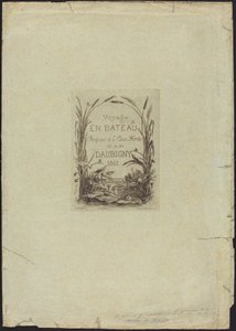 Cubierta para "Voyage en bateau"