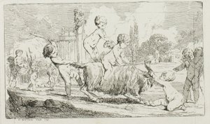 Niños jugando de Charles Francois Hutin