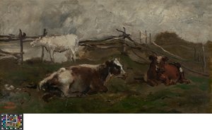 Vacas en un prado