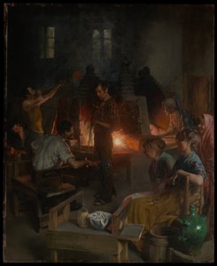 Sopladores de vidrio de Murano de Charles Frederic Ulrich