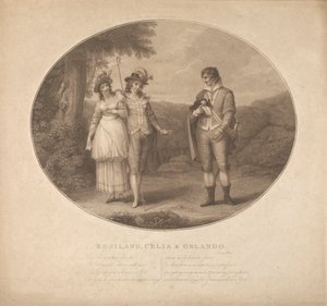Rosalind, Celia y Orlando - "Como gustéis", Acto III, Escena II
