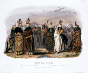 Ptihn-Tak-Ochata, Danza de las Mujeres Mandan de Charles Geoffroy