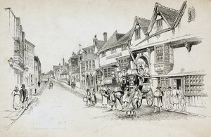 High Street, Canterbury, Kent de Charles George Harper