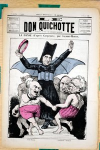 Portada de "Don Quijote", número 294, Satírico en Colores de Charles Gilbert Martin