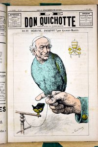Portada de "El Don Quijote", número 672, Satírico en Colores de Charles Gilbert Martin