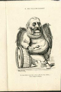 Ilustración de Charles Gilbert-Martin (1839-1905) en “Contemporary Grimaces” de Charles Gilbert Martin