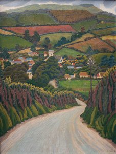 Penally Hill, Cornualles de Charles Ginner