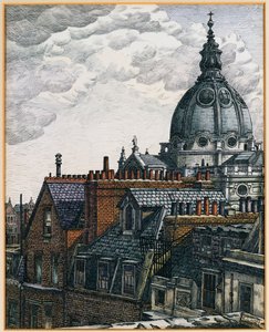 Cúpula del Oratorio de Brompton de Charles Ginner