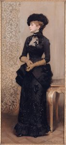 Francés: Femme aux gants, conocida como La Parisienne