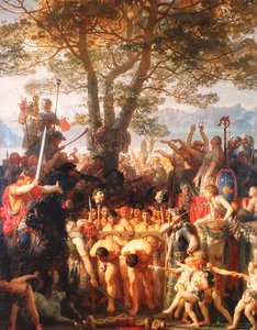 Francés: Les Romains passant sous le joug Romans Under the Yoke de Charles Gleyre