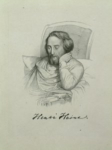 Retrato del poeta Heinrich Heine