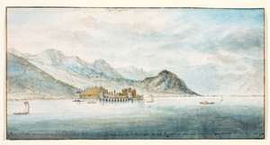 Isola Bella en el Lago Mayor, Italia de Charles Gore