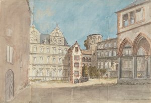 Ruinas del castillo de Heidelberg de Charles Gore