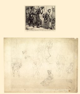 Ilustración para La tienda de antigüedades de Charles Dickens de Charles Green