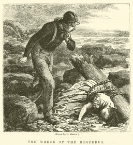 El naufragio del Hesperus de Charles Green