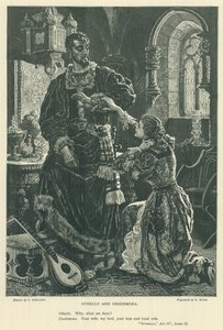 Ilustración para Otelo de Charles Gregory