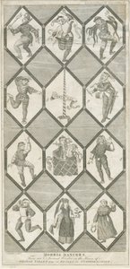 Ventana de vidrio de Betley - Bailarines Morris de Charles Grignion