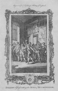 Felton asesinando al Duque de Buckingham, 1773