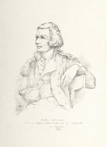 Horatio Nelson (1758-1805) (aguafuerte) de Charles Grignion