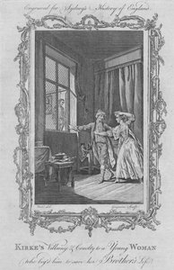 Villanía y crueldad de Kirke a una joven que le rogó que salvara la vida de su hermano, 1773