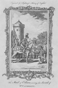 La doncella de Orleans recibiendo la espada de Santa Catalina, 1773