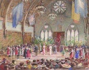 Visita real a Dundee de Charles Gustav Louis Phillips