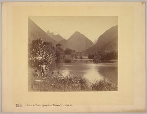 Tahiti. Río de Taubira (península de Taïarapu) de Charles Gustave Spitz