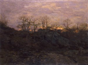 Borde del bosque, Crepúsculo de Charles H. Davis