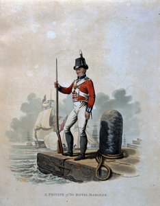 Un soldado de los Royal Marines, de 