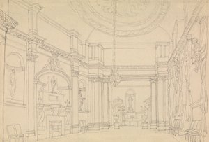 Hall, Easton Neston, Northants de Charles Hamilton Smith