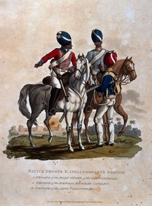 Tropas Nativas, Servicio de la Compañía de las Indias Orientales, Tropas de la Guardia del Cuerpo del Gobernador General, Soldado del Bengal Regular, de 