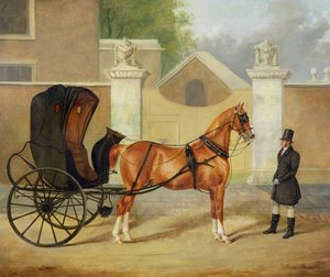 Carruajes de caballeros: Un cabriolé, c.1820-30