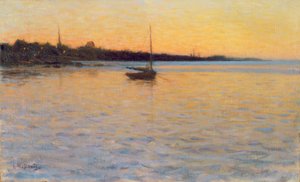 Crepúsculo sobre el agua, 1892 de Charles Harold Davis