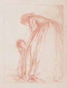 Madre e hijo de Charles Haslewood Shannon