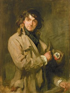 Retrato de Sir John Martin Harvey, como Sydney Carton en "El único camino"/"Historia de dos ciudades" de Charles Dickens (1812-1870) (óleo sobre lienzo) de Charles Haslewood Shannon