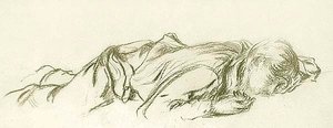 Niño durmiendo de Charles Haslewood Shannon
