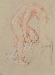 Mujer desnudándose de Charles Haslewood Shannon