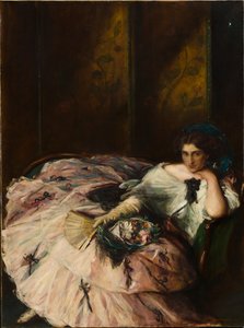 Recuerdo de un baile internacional Retrato de la señorita Kathleen Bruce