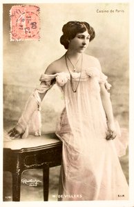 M de Villers, Actriz, Casino de París de Augustus Kollner